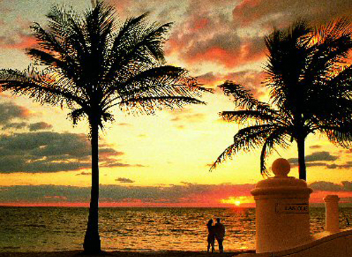 Romantic Sunset, Fort Lauderdale, Florida